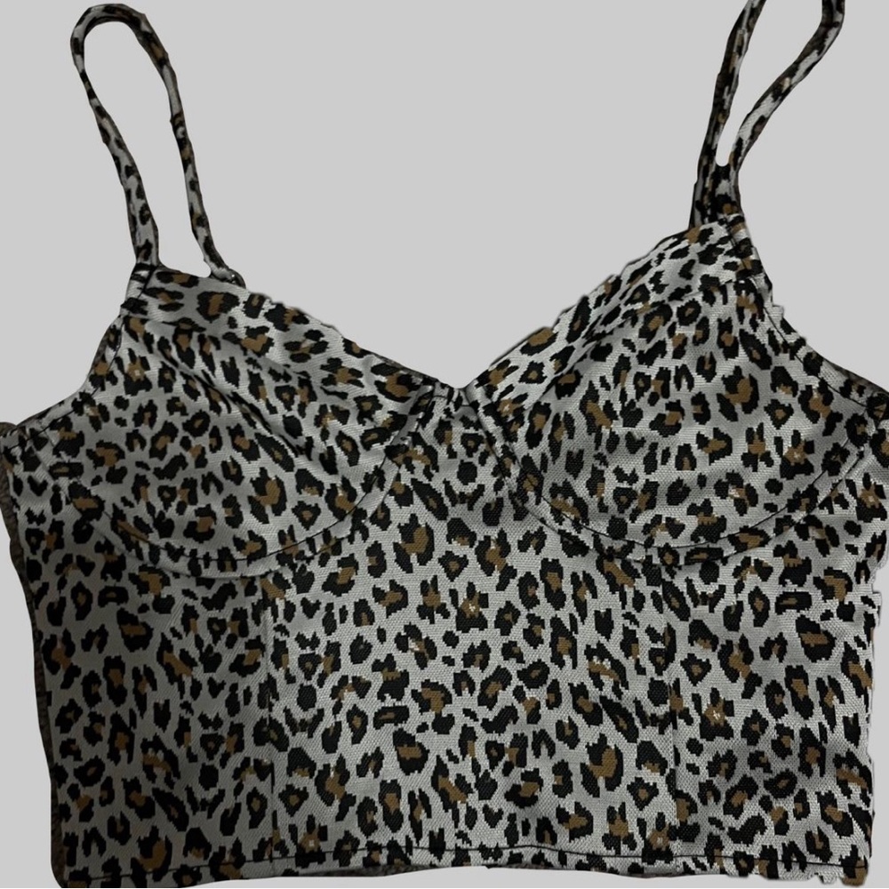 Forever 21 Cheetah print crop top